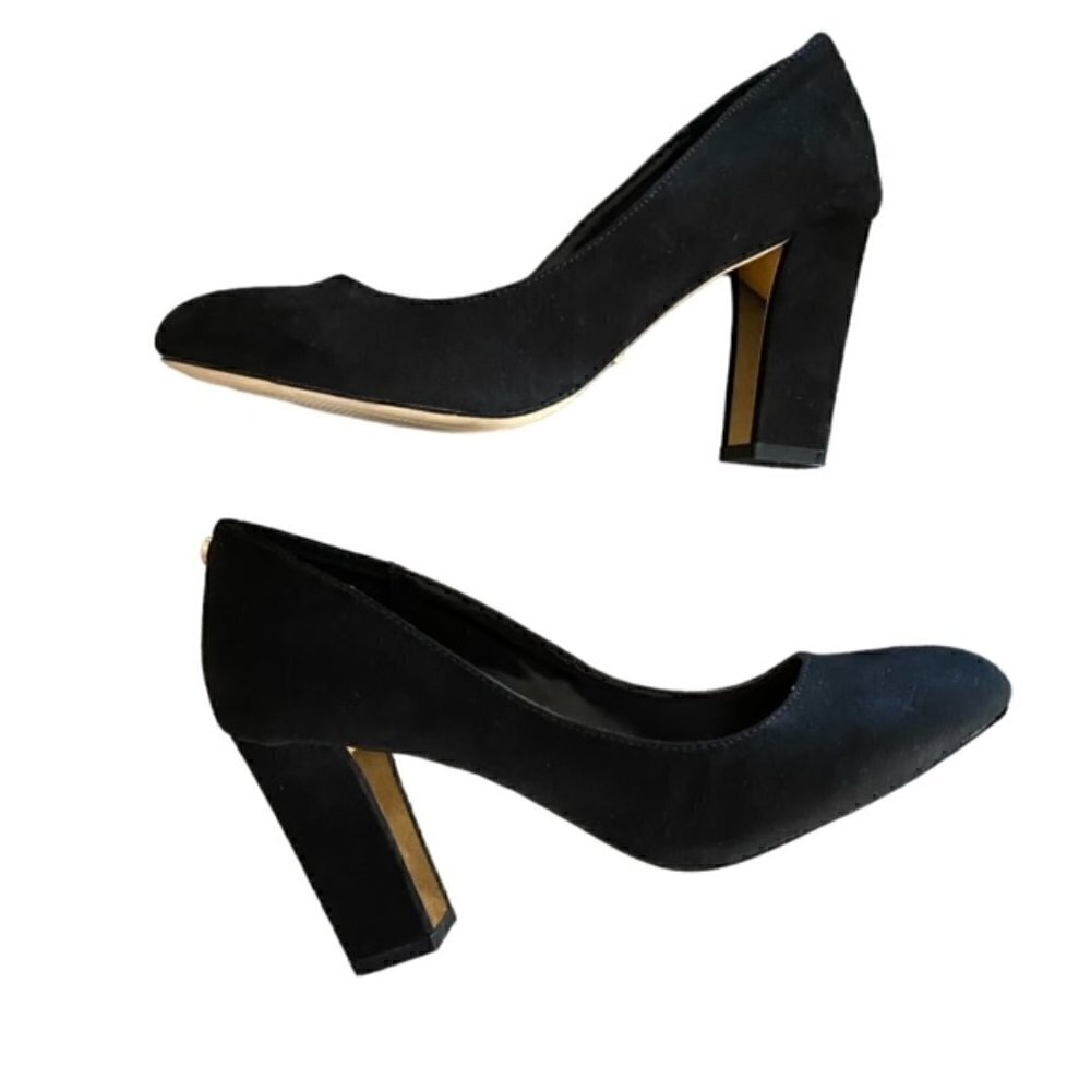 Carvela by Kurt Geiger Black Round Closed Toe Heel 37
